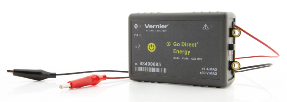 Image of sensor (gray box with writing on it) and red and black wire