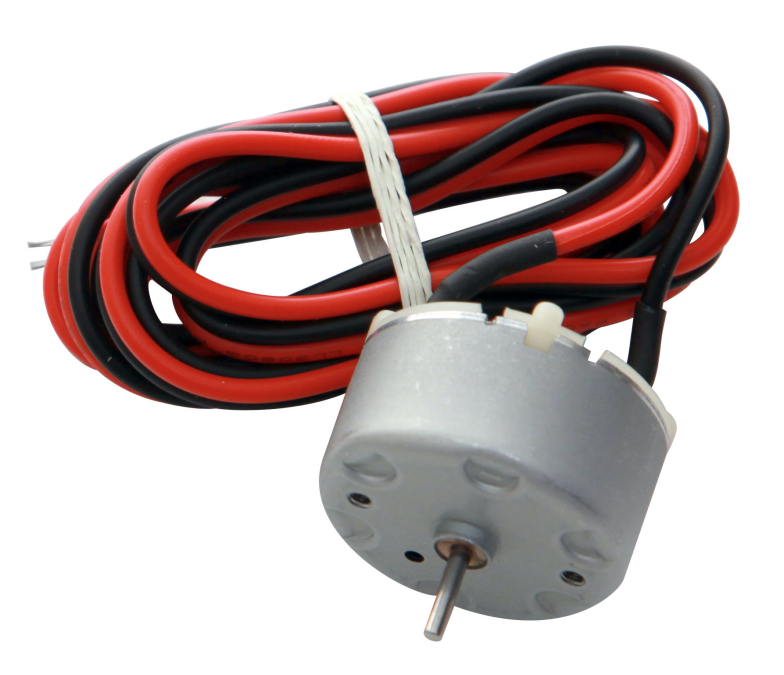 Photo of Vernier KidWind Generator (silver generator with red and black wires)