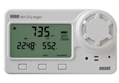 data logger showing stats on screen with white background