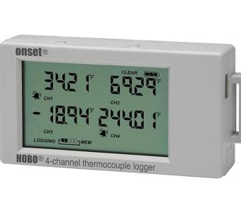 data logger showing stats on screen with white background