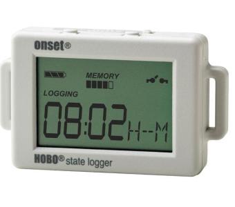 data logger showing stats on screen with white background